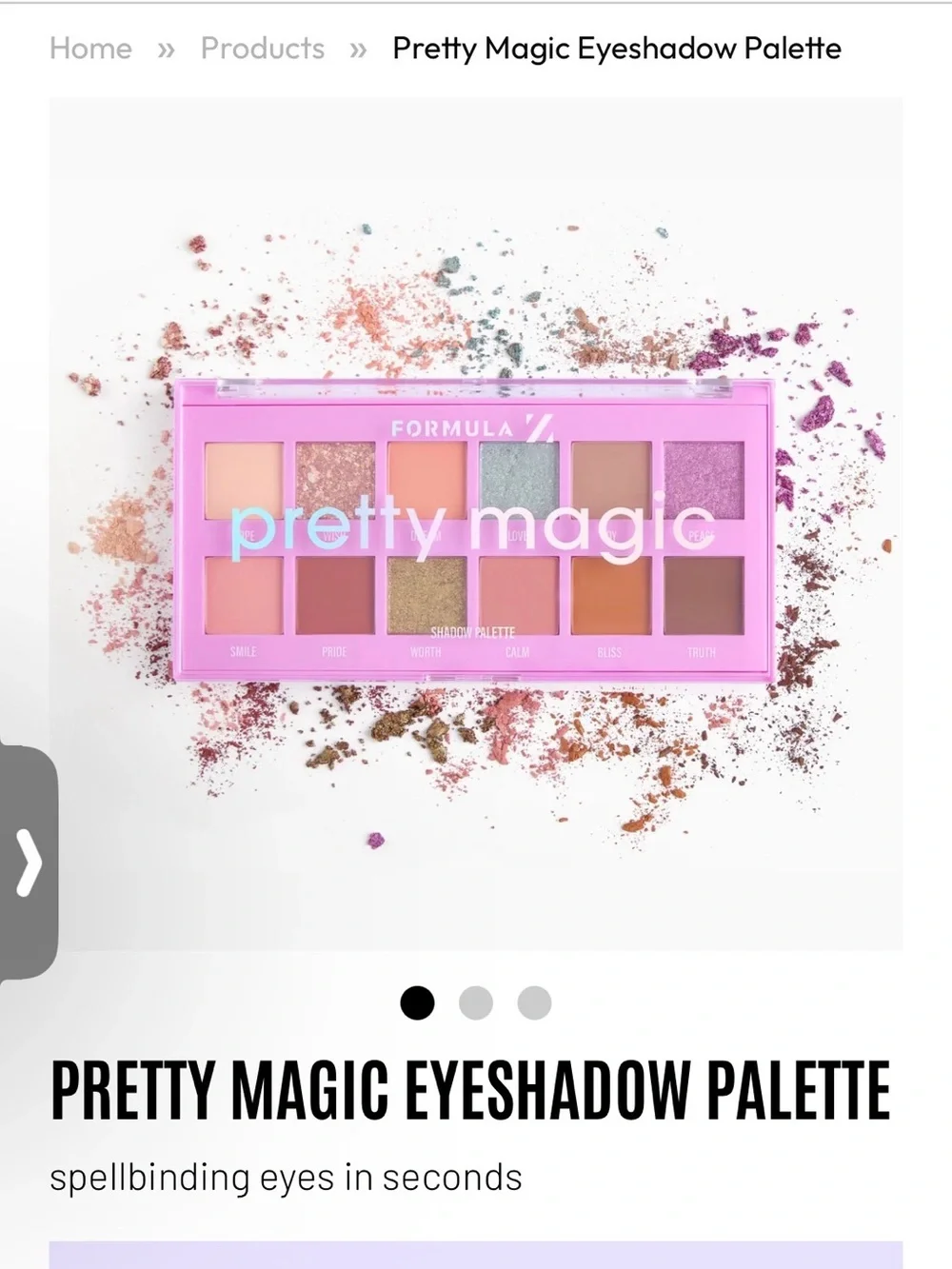 Formula Z’s-Pink Matte & Shimmer Eyeshadow Palette - Soft Pinks & Neutrals